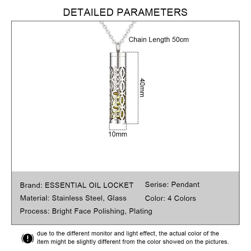 Scent Capsule Necklace for Couples