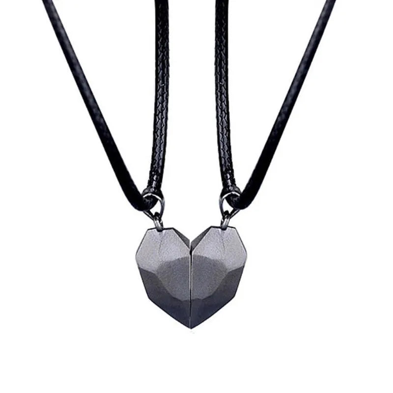 Magnetic Dual Heart Connection Necklace