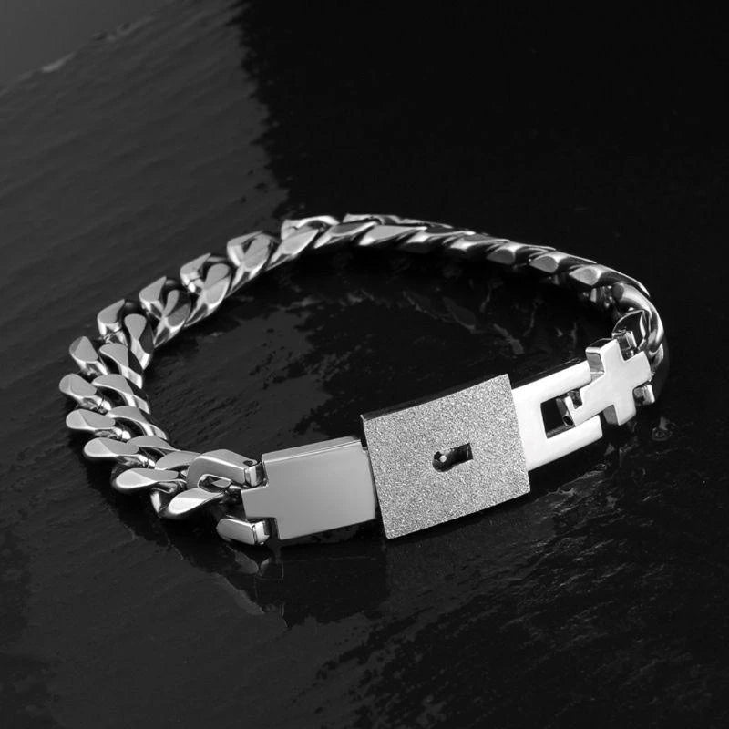 Lock and Key Bracelets for Couples