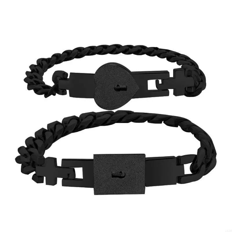 Lock and Key Bracelets for Couples